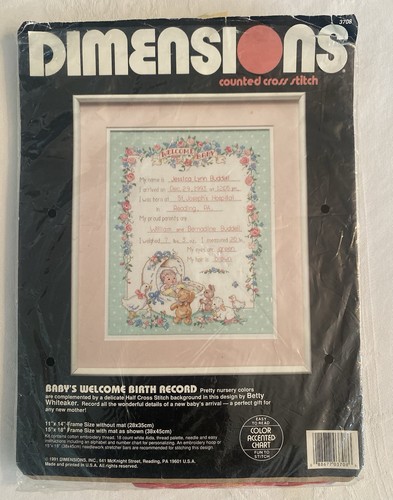 Vtg dimensions baby welcome - vtg,